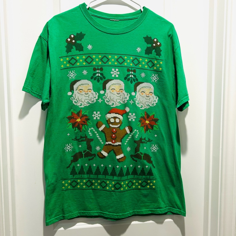 Sale: t-shirts $7 or 2 for $10: Green Christmas Graphic T-Shirt
